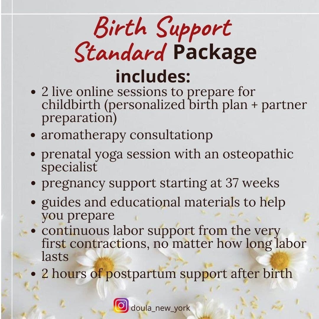 Standard Package with Medical Doula