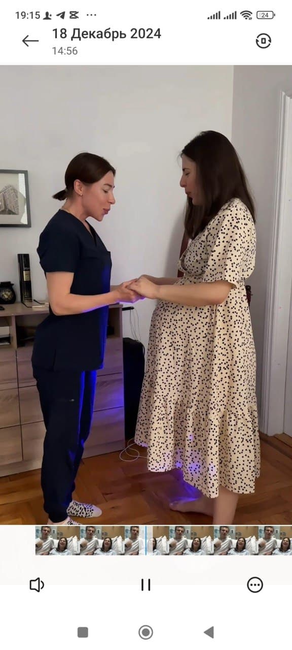 Реальный момент поддержки доулы